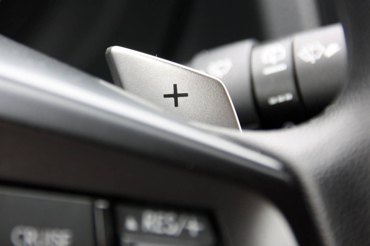 2012 Subaru Impreza paddle shifter