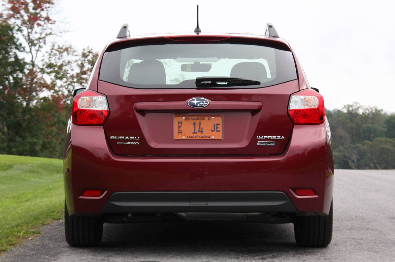 2012 Subaru Impreza rear view
