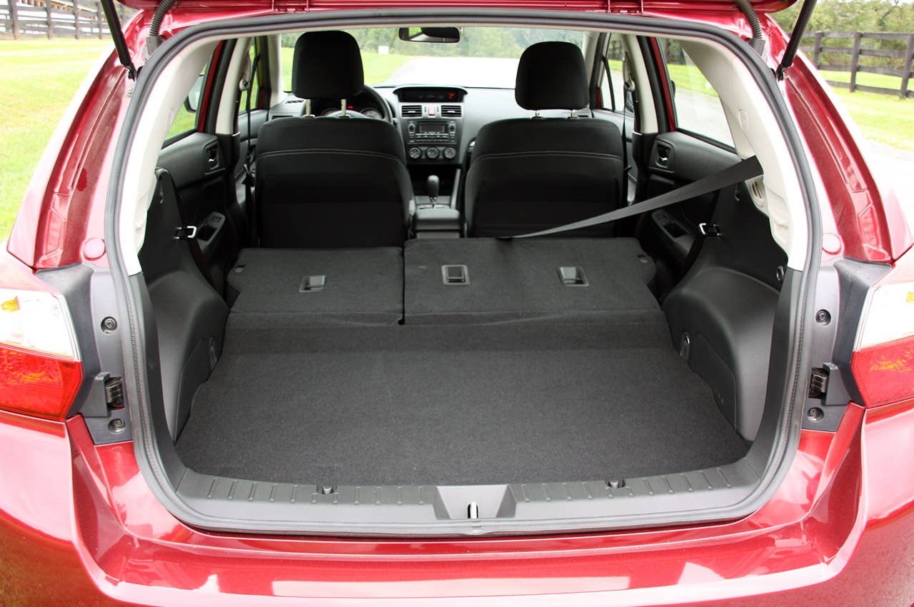 2012 Subaru Impreza rear cargo area