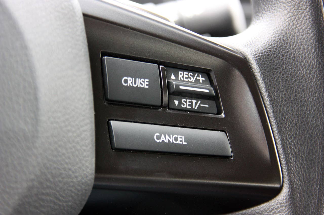 2012 Subaru Impreza steering wheel controls