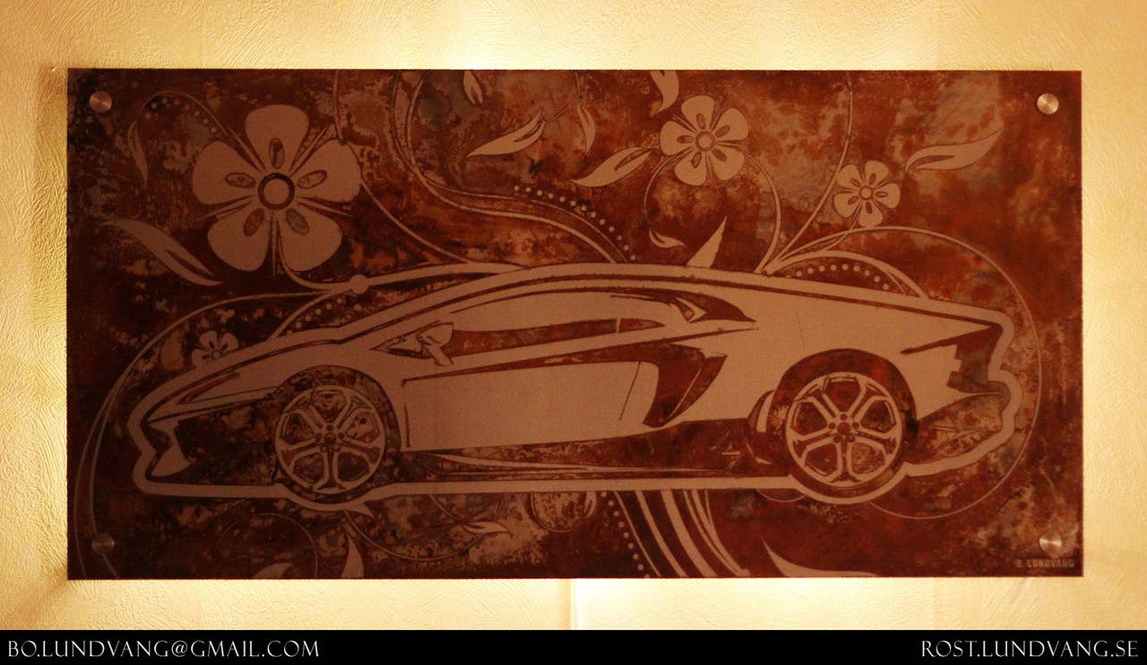 Rust Art by Bo Lundvang McLaren MP4-12C