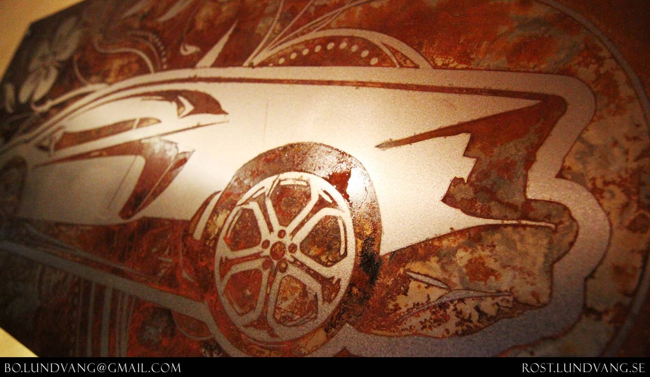 Rust Art by Bo Lundvang McLaren MP4-12C