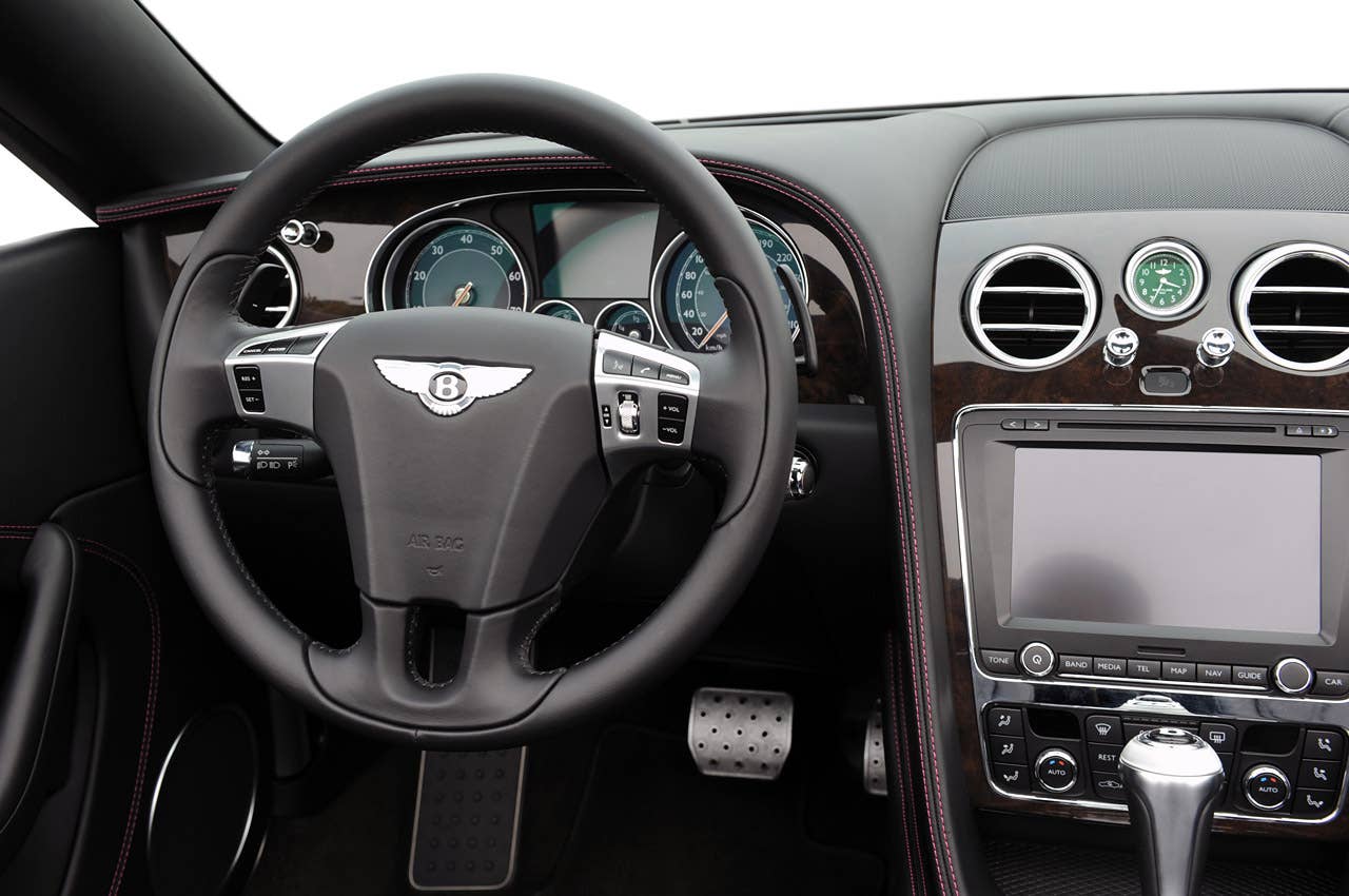 2012 Bentley Continental GTC interior