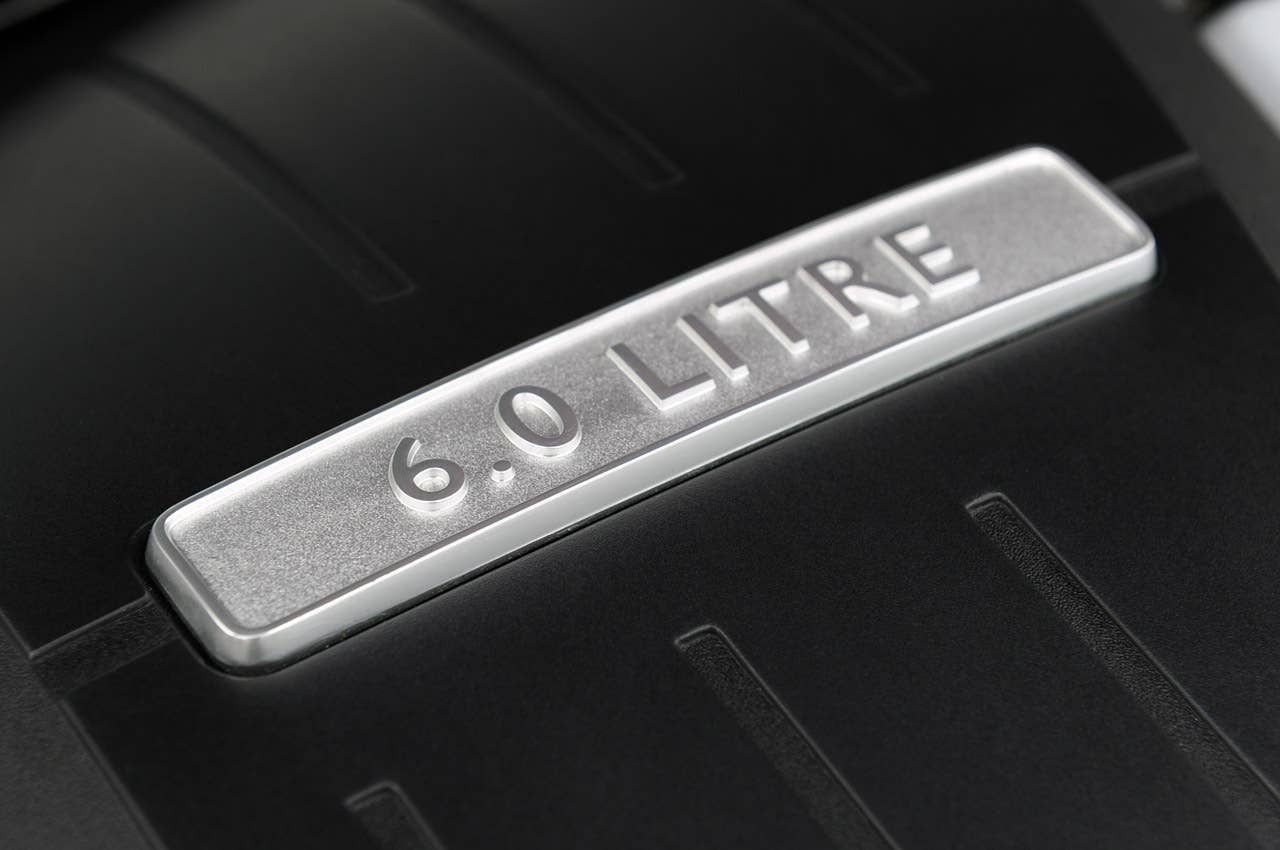 2012 Bentley Continental GTC engine detail