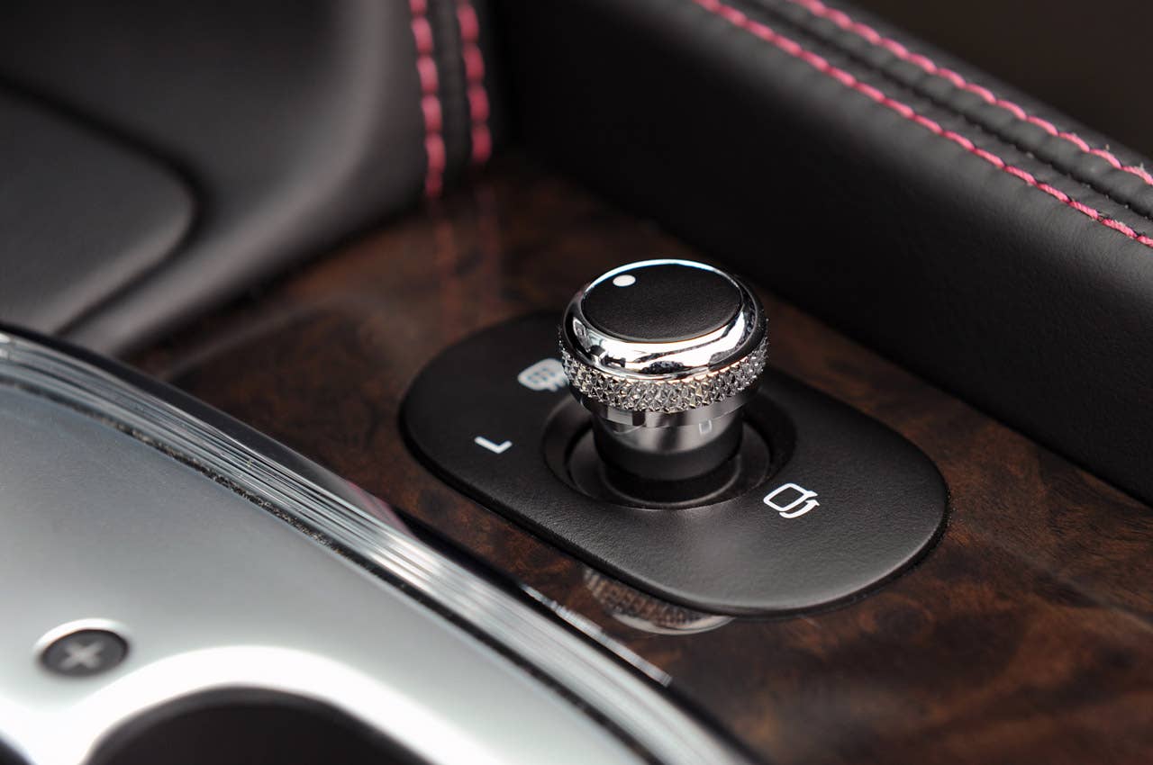 2012 Bentley Continental GTC side mirror control knob