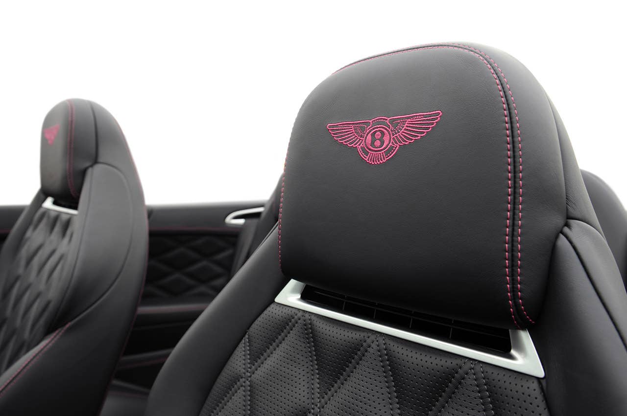 2012 Bentley Continental GTC front seats