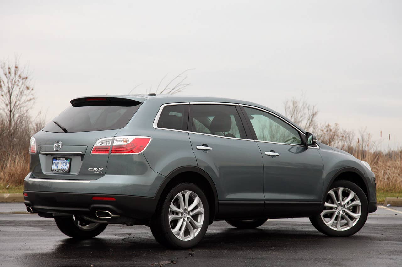 2012 Mazda CX-9 rear 3/4 view