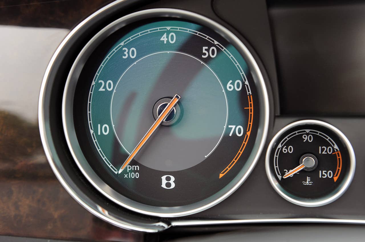2012 Bentley Continental GTC tachometer