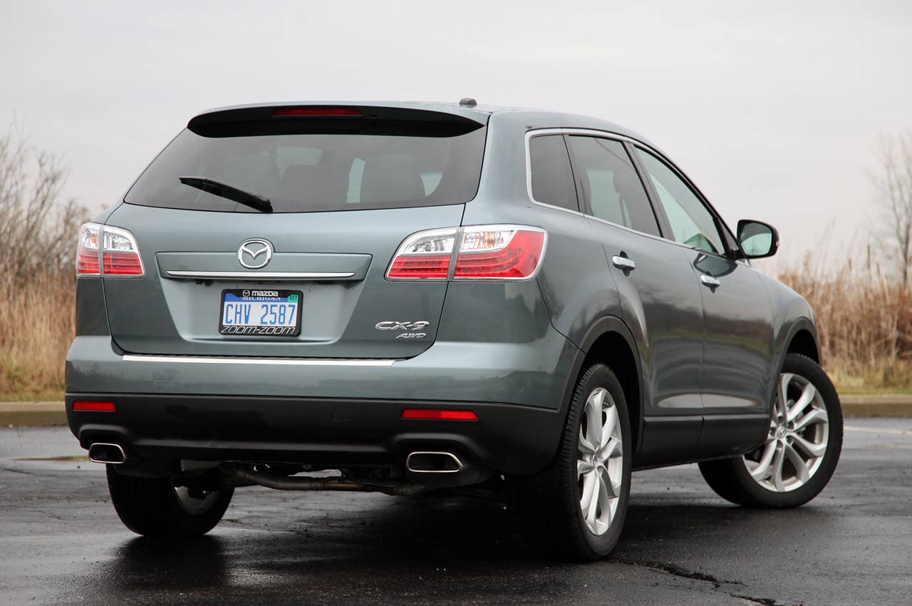 2012 Mazda CX-9 rear 3/4 view