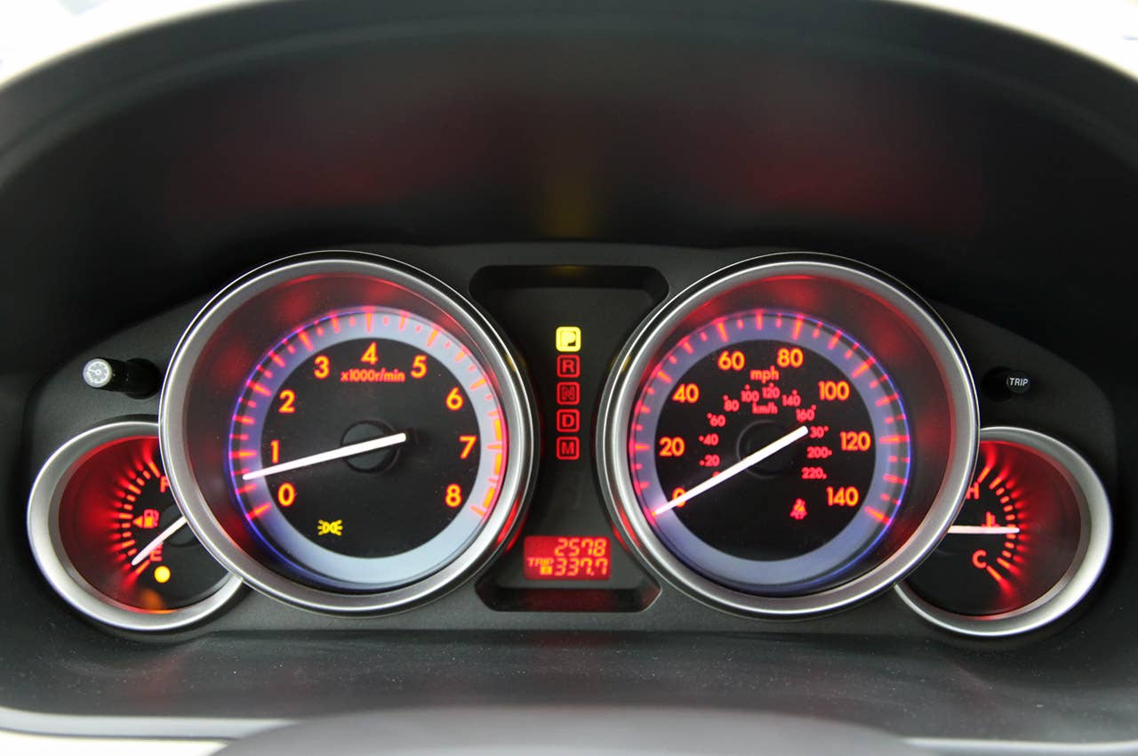2012 Mazda CX-9 gauges