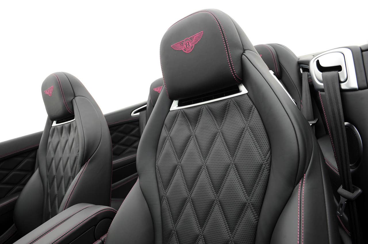 2012 Bentley Continental GTC front seats