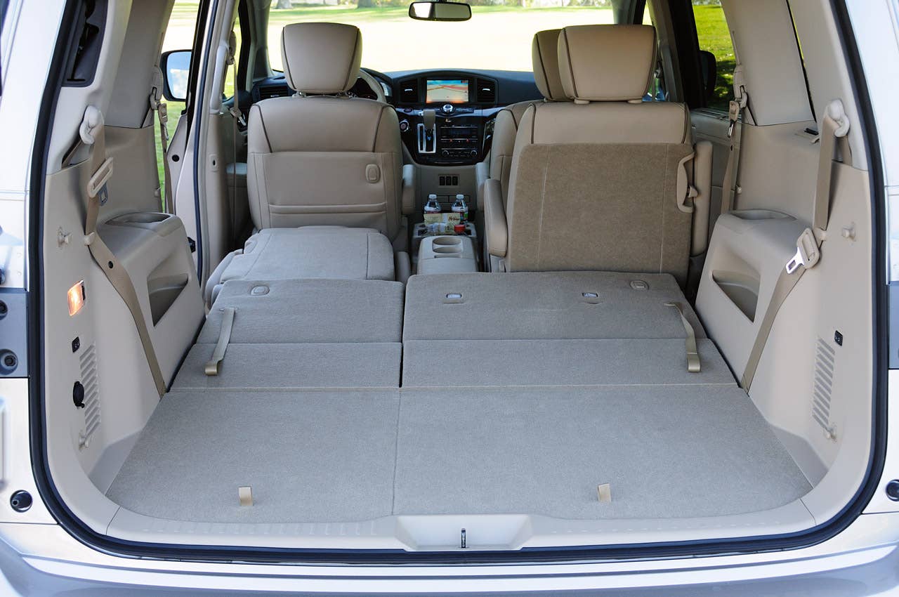 2011 Nissan Quest rear cargo area