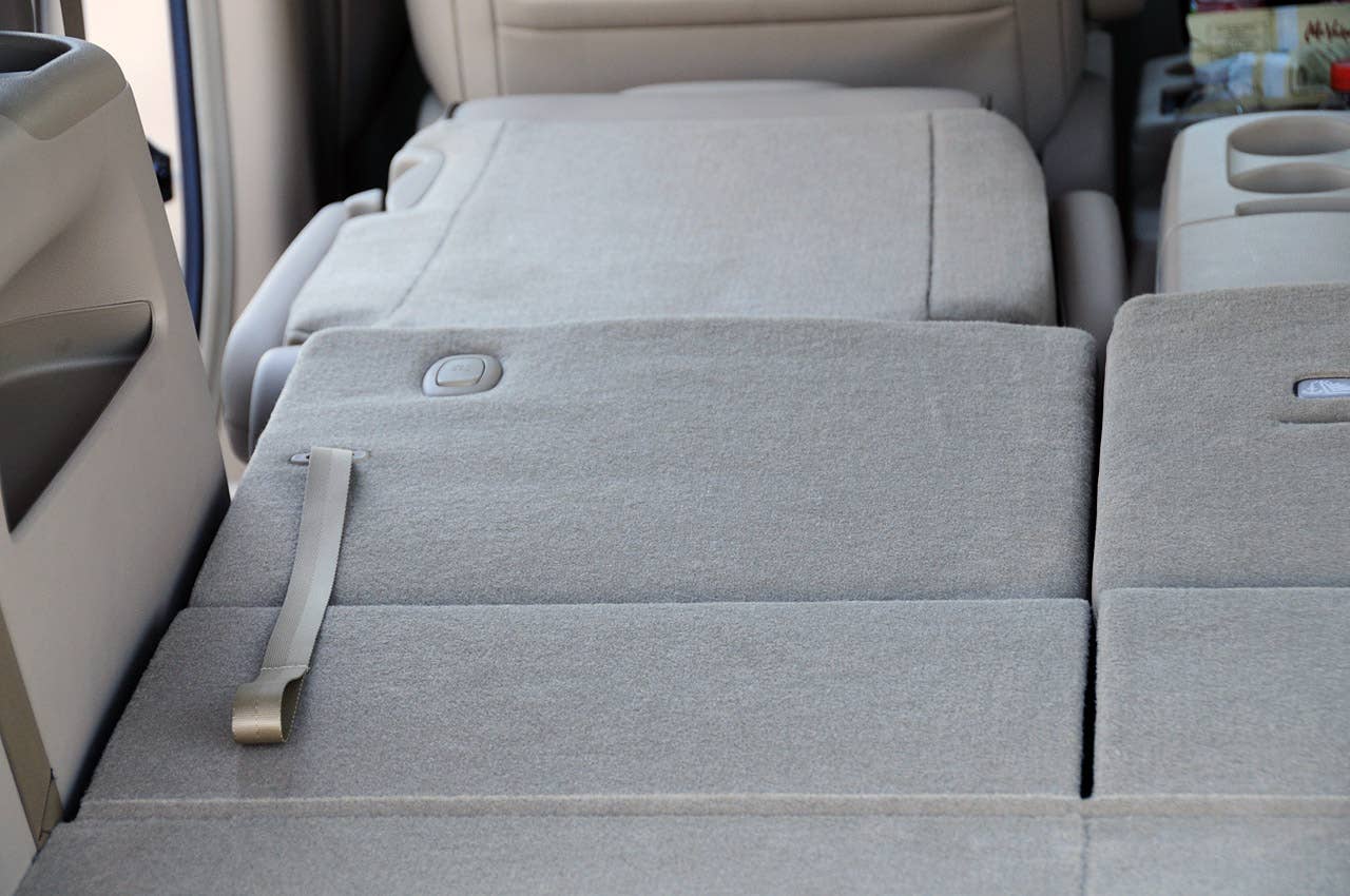 2011 Nissan Quest rear cargo area