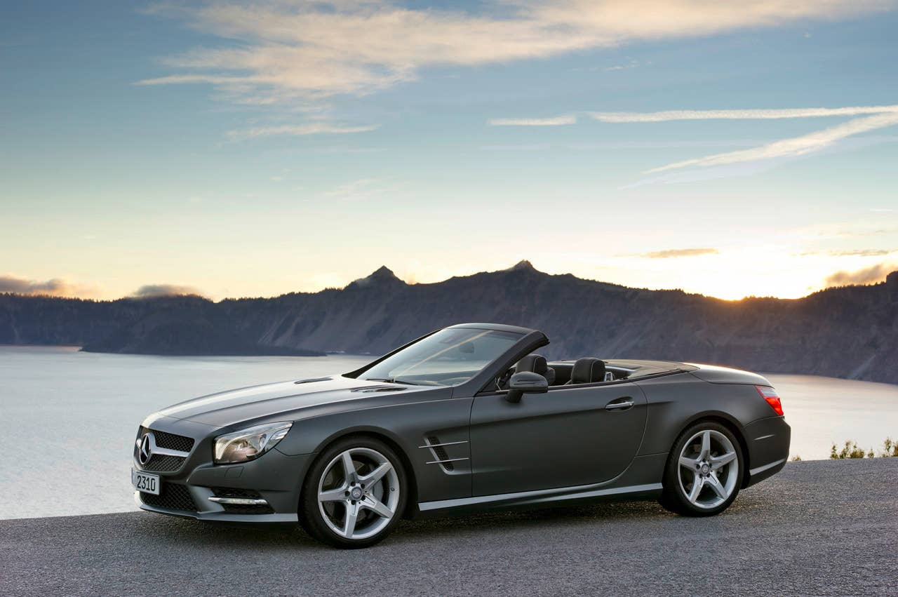 SL 500, AMG Sportpaket, Cerrusitgrau MAGNO, Leder Schwarz  (BR 231) 2012