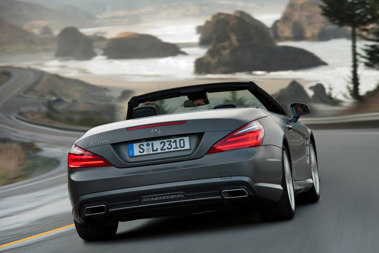 SL 500, AMG Sportpaket, Cerrusitgrau MAGNO, Leder Schwarz  (BR 231) 2012