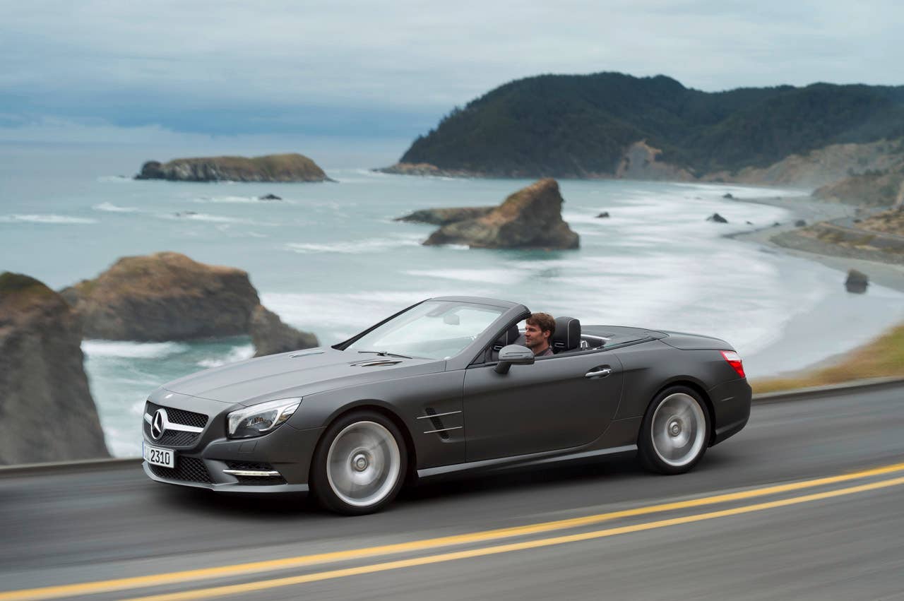 SL 500, AMG Sportpaket, Cerrusitgrau MAGNO, Leder Schwarz  (BR 231) 2012