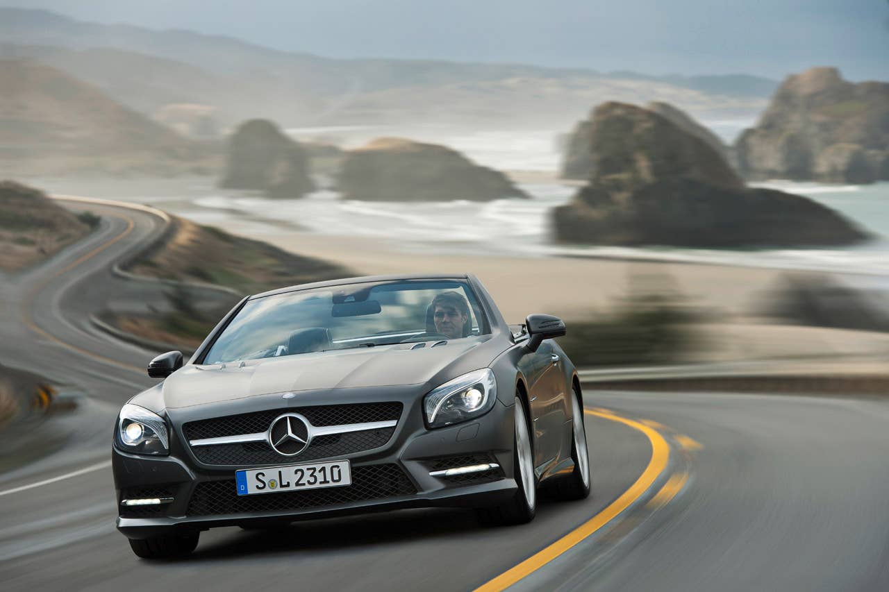 SL 500, AMG Sportpaket, Cerrusitgrau MAGNO, Leder Schwarz  (BR 231) 2012