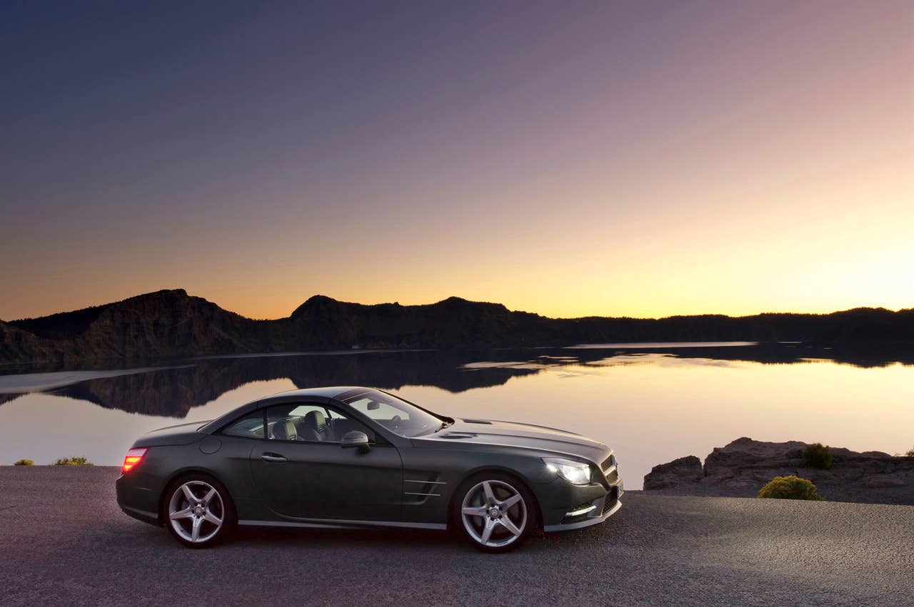 SL 500, AMG Sportpaket, Cerrusitgrau MAGNO, Leder Schwarz  (BR 231) 2012