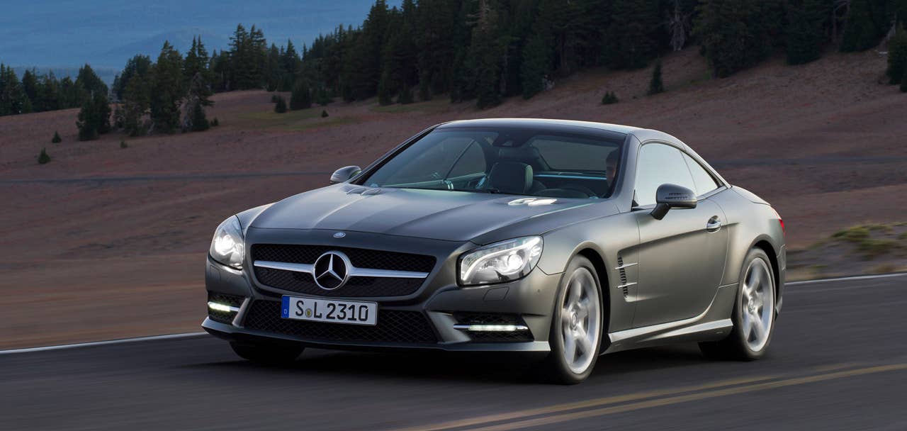 SL 500, AMG Sportpaket, Cerrusitgrau MAGNO, Leder Schwarz  (BR 231) 2012