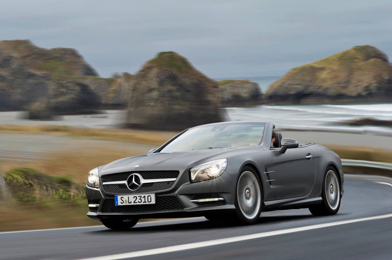 SL 500, AMG Sportpaket, Cerrusitgrau MAGNO, Leder Schwarz  (BR 231) 2012