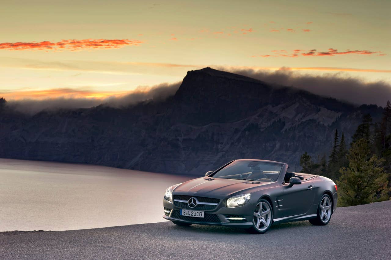 SL 500, AMG Sportpaket, Cerrusitgrau MAGNO, Leder Schwarz  (BR 231) 2012