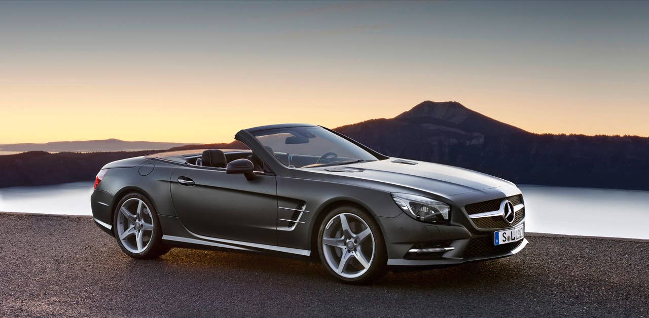 SL 500, AMG Sportpaket, Cerrusitgrau MAGNO, Leder Schwarz  (BR 231) 2012