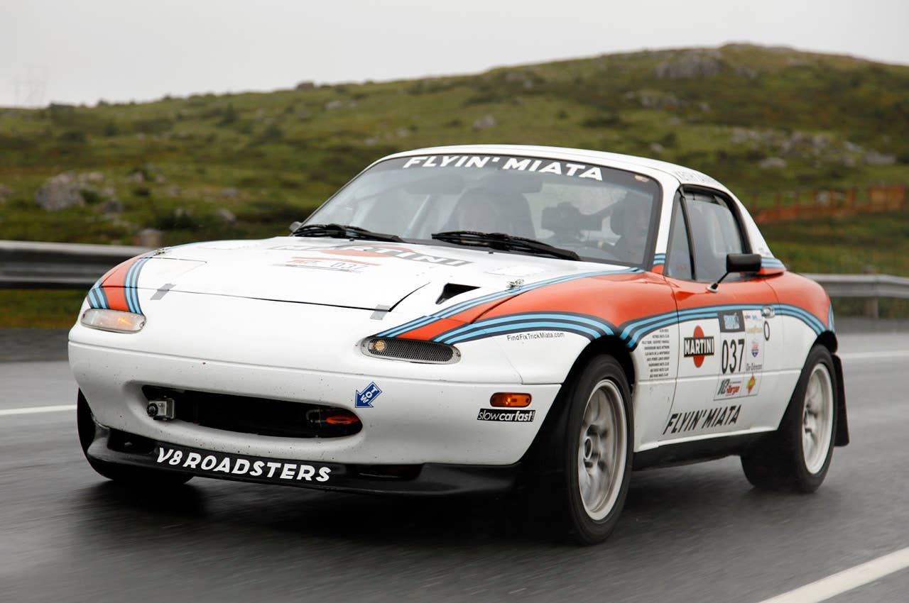Flyin' Miata V8 Targa MX-5 Miata driving