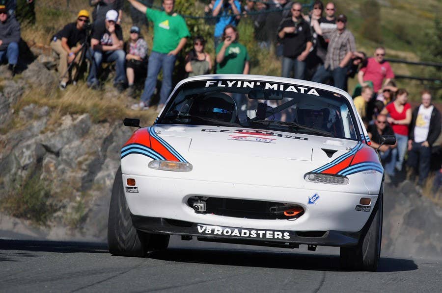 Flyin' Miata V8 Targa MX-5 Miata driving