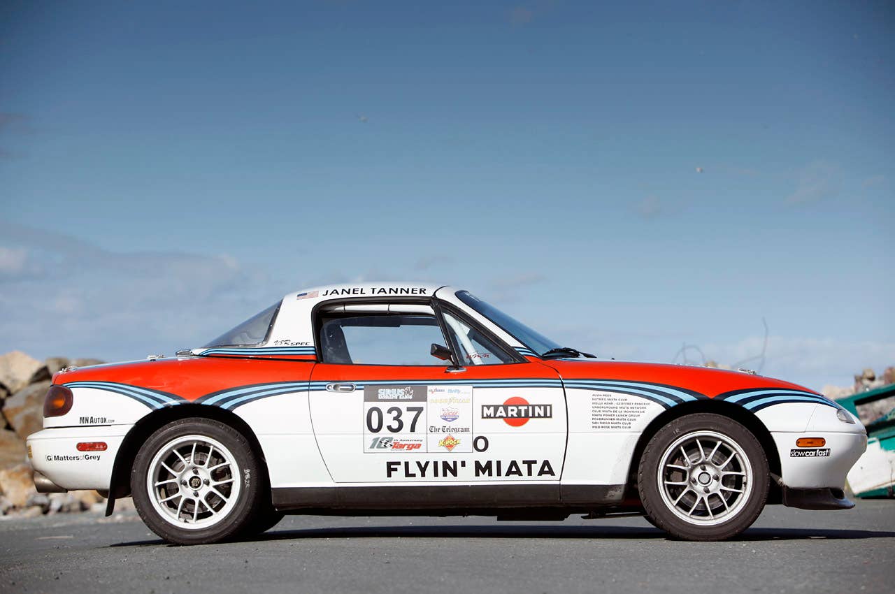 Flyin' Miata V8 Targa MX-5 Miata side view