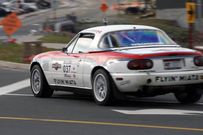Flyin' Miata V8 Targa MX-5 Miata driving