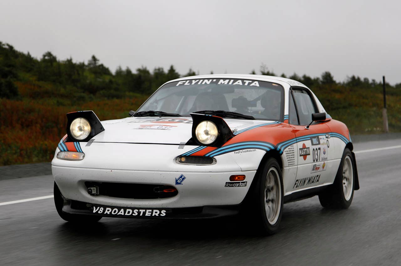 Flyin' Miata V8 Targa MX-5 Miata driving