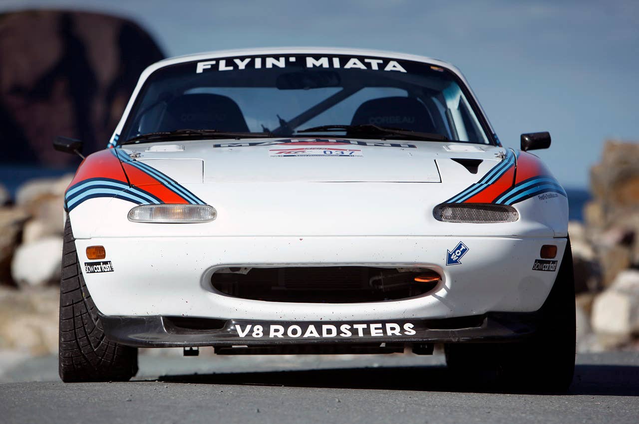 Flyin' Miata V8 Targa MX-5 Miata front view