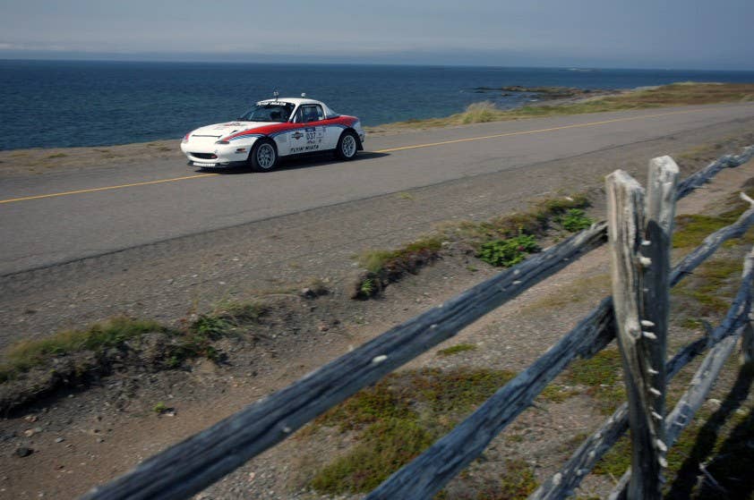 Flyin' Miata V8 Targa MX-5 Miata driving