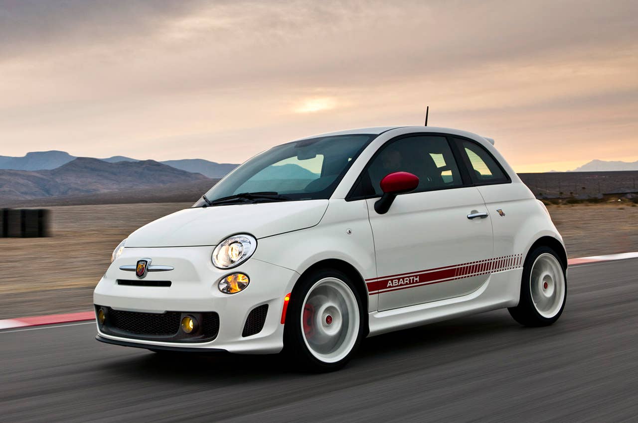 2012 Fiat 500 Abarth driving