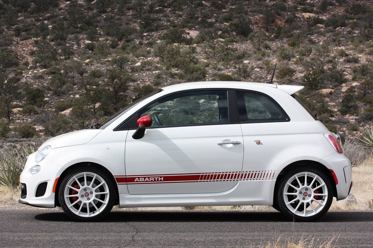 2012 Fiat 500 Abarth side view