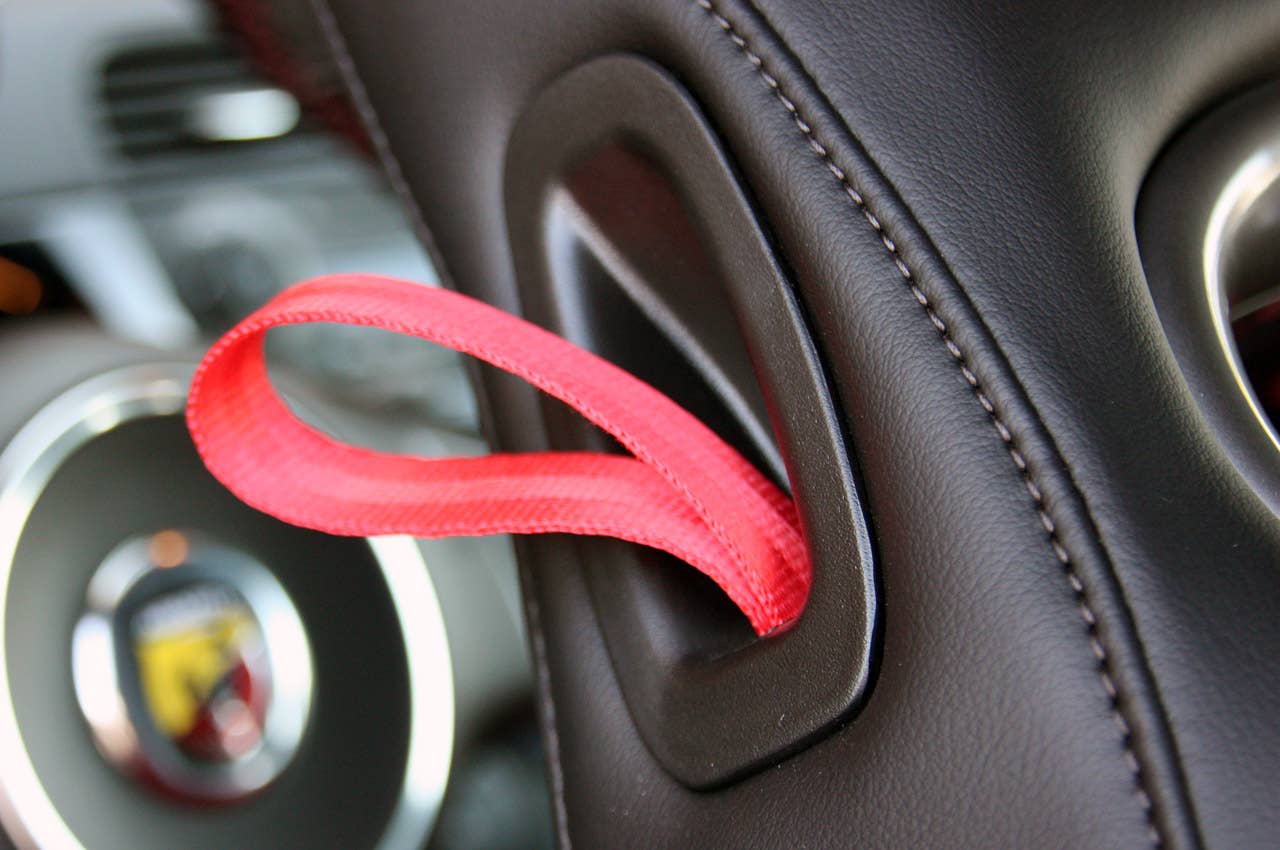 2012 Fiat 500 Abarth seat loop