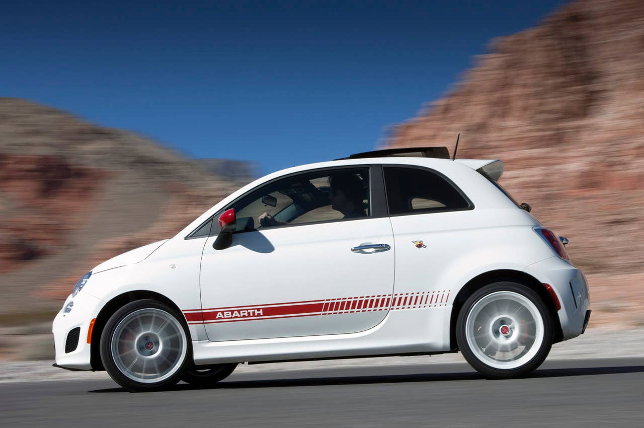 2012 Fiat 500 Abarth side view