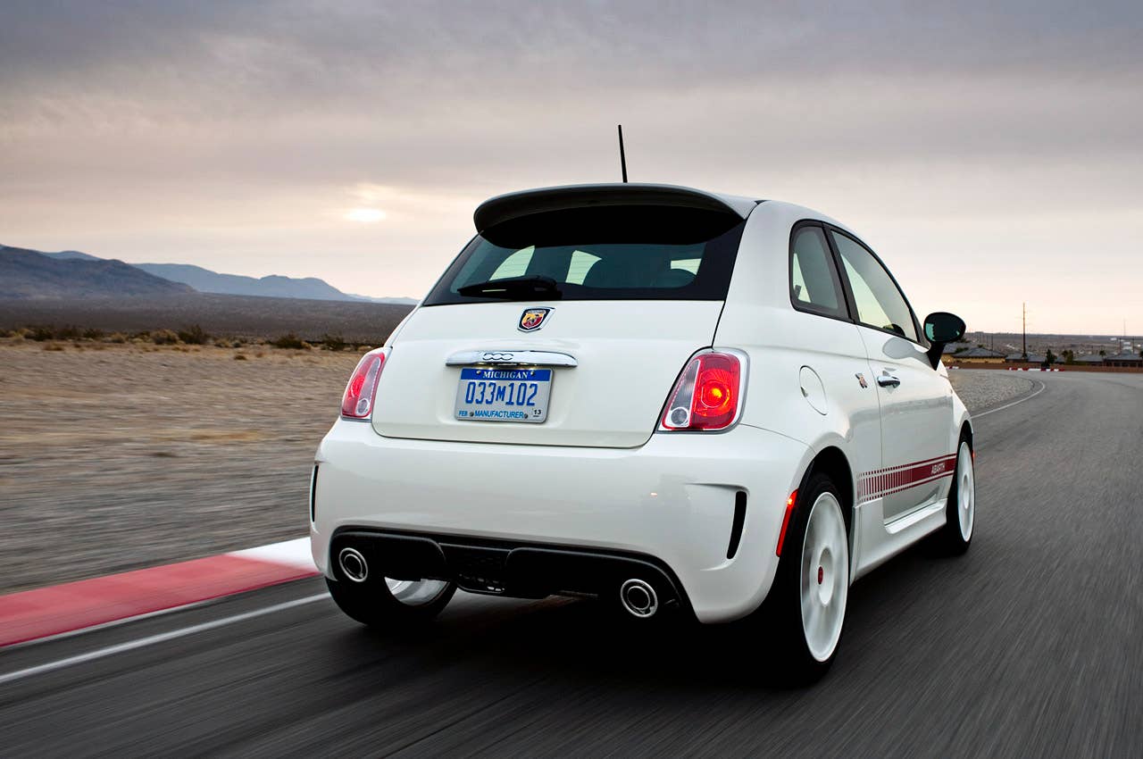 2012 Fiat 500 Abarth driving