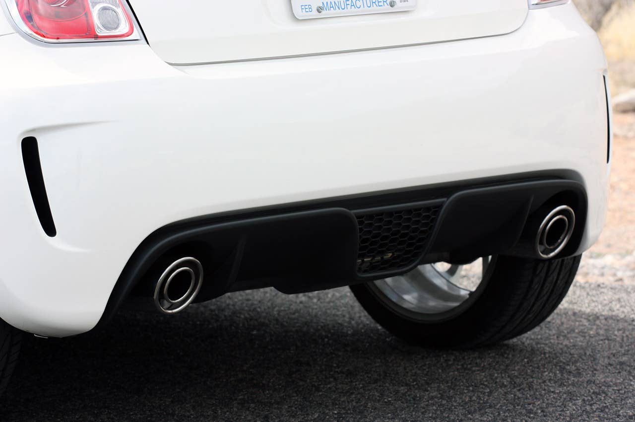 2012 Fiat 500 Abarth rear diffuser