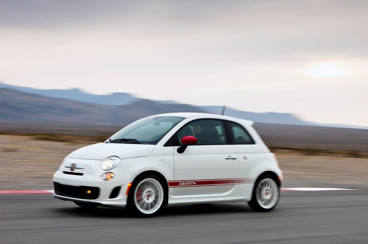 2012 Fiat 500 Abarth driving