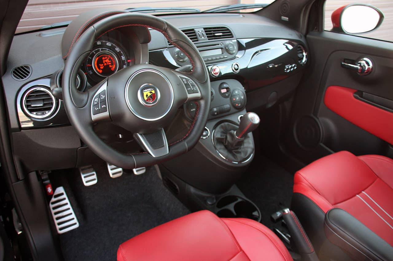 2012 Fiat 500 Abarth interior