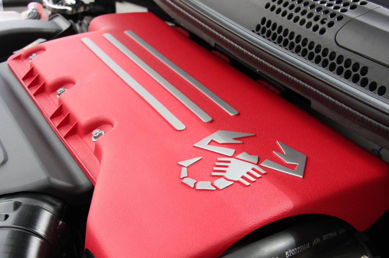 2012 Fiat 500 Abarth engine detail