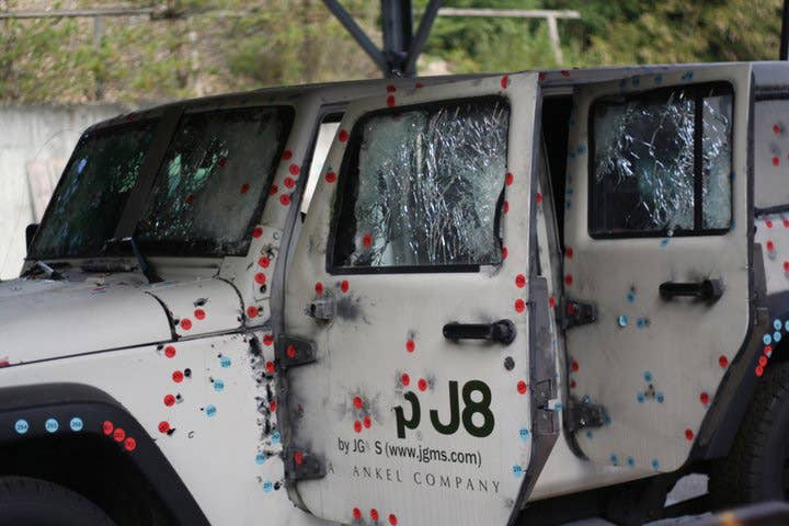 Jeep J8 Ballistic Tests