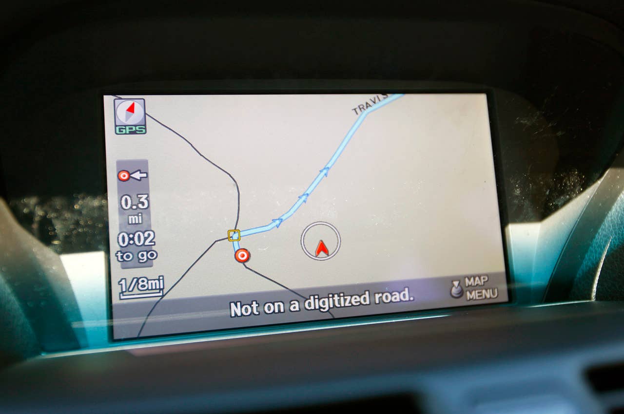 2012 Acura TL navigation system