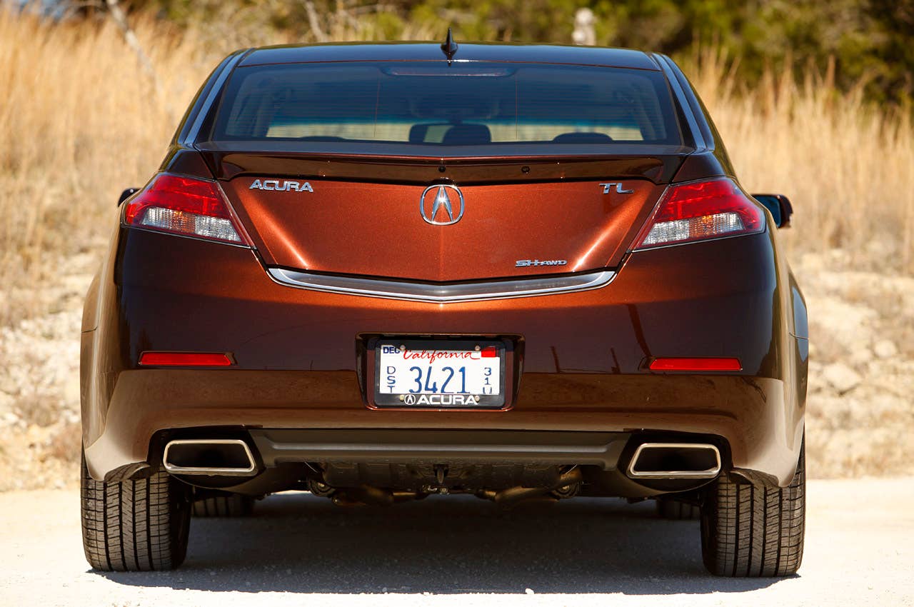 2012 Acura TL rear view