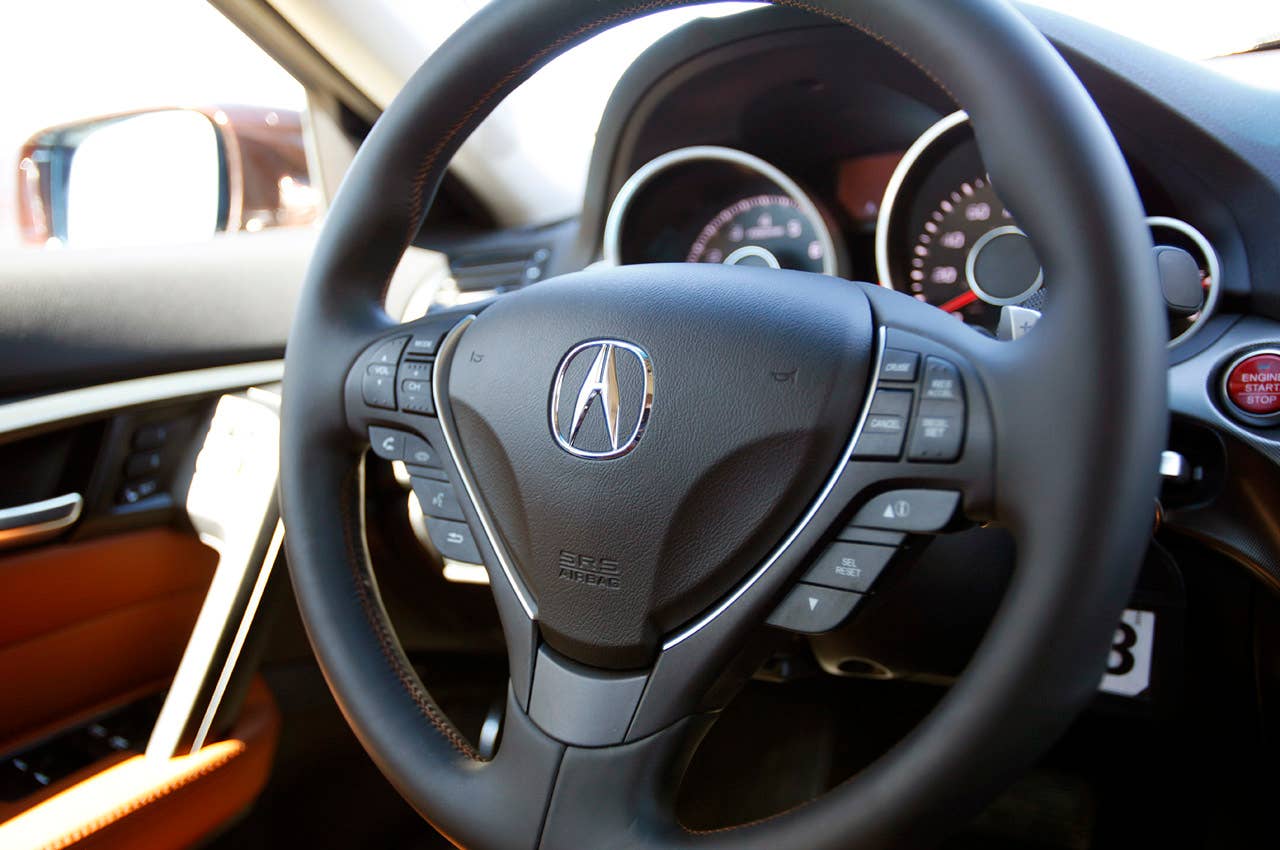 2012 Acura TL steering wheel