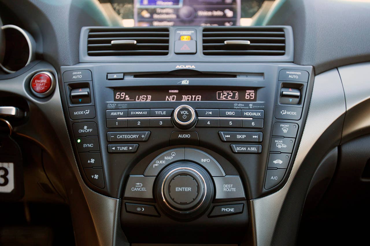 2012 Acura TL instrument panel
