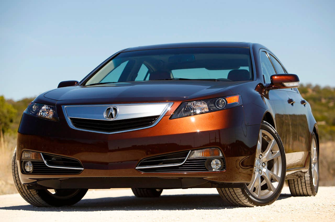 2012 Acura TL front 3/4 view