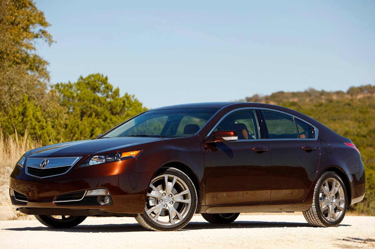 2012 Acura TL front 3/4 view