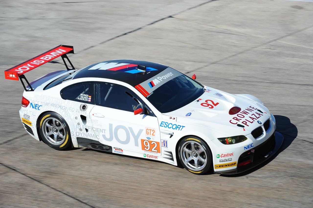 BMW M3 GT Coupe No. 92 at the 2010 ALMS 12 Hours of Sebring. 20 March 2010.